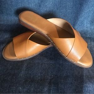 New Frank Sarto Leather Flats 9M